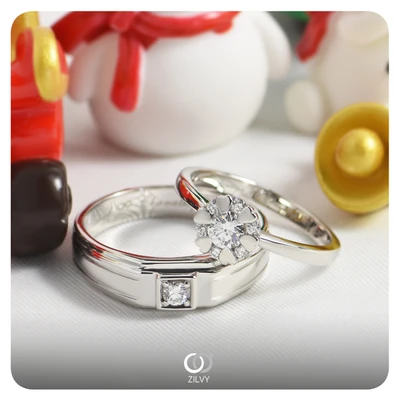 แหวนเพชร Violette Aura