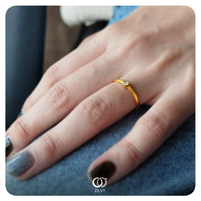 แหวนเพชร Calla Bezel