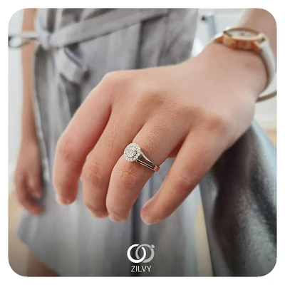 แหวนเพชร Ines Aura