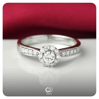 แหวนเพชร Celeste Aura