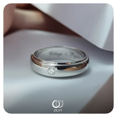 แหวนเพชร Margaux Bezel