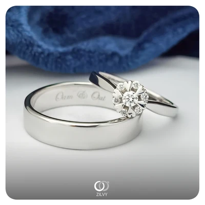 แหวนเพชร Lavande Aura