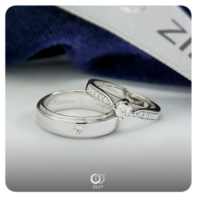 แหวนเพชร Isolde Flanked