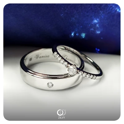 แหวนเพชร Daphne Pavé