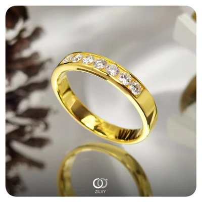 แหวนเพชร Sable Channel