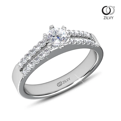 แหวนเพชร Evangeline Pavé