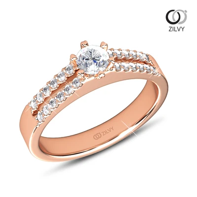 แหวนเพชร Evangeline Pavé