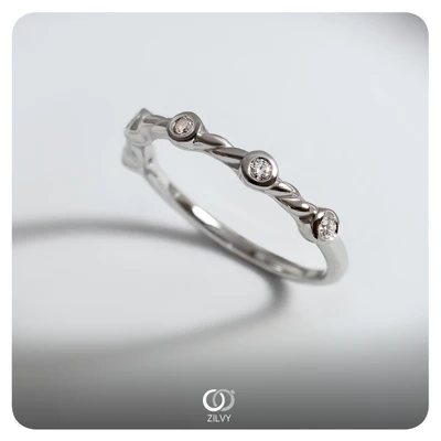 แหวนเพชร Lavande Band