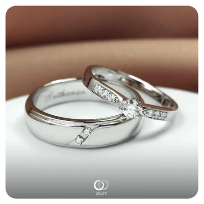 แหวนเพชร Seraphine Flanked