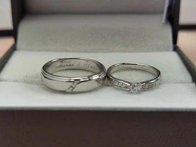 แหวนเพชร Seraphine Flanked