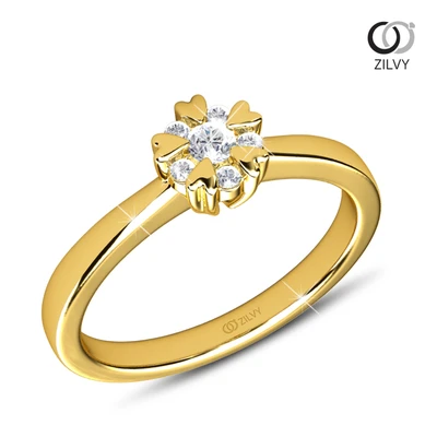 แหวนเพชร Caprice Cluster