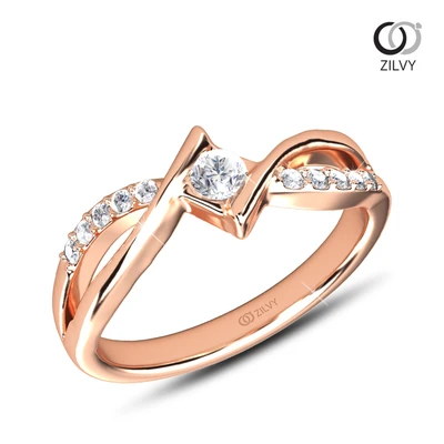 แหวนเพชร Giselle Twist