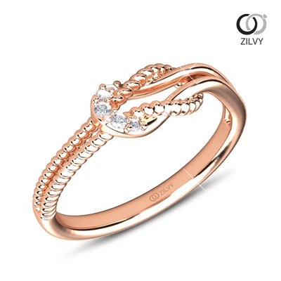 แหวนเพชร Odette Twist