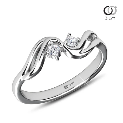 แหวนเพชร Zara Twist