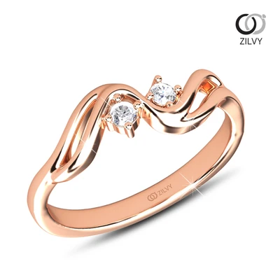 แหวนเพชร Zara Twist