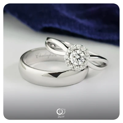 แหวนเพชร Rosette Aura