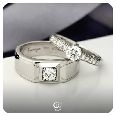 แหวนเพชร Sylvie Pavé