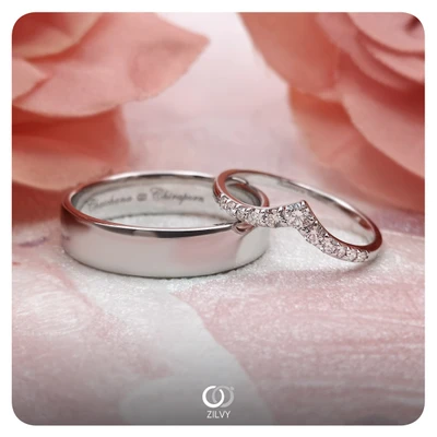 แหวนเพชร Dove Pavé