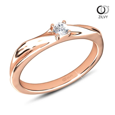 แหวนเพชร Aurora Twist