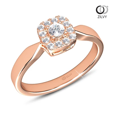 แหวนเพชร Camille Aura