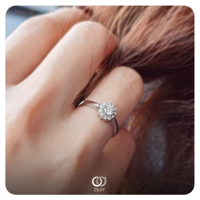 แหวนเพชร Juliette Aura