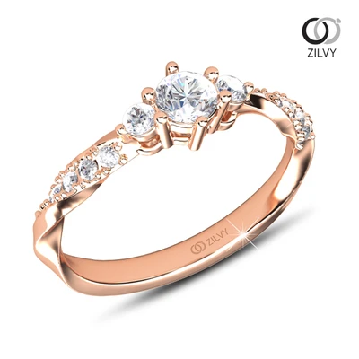 แหวนเพชร Maison Twist