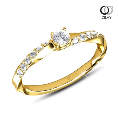 แหวนเพชร Rosette Twist