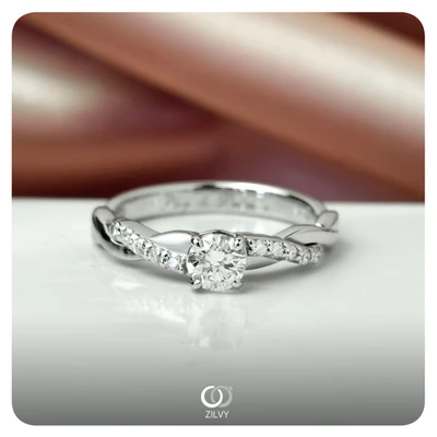 แหวนเพชร Celestine Twist