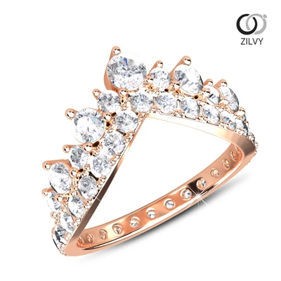 แหวนเพชร Elise Cluster