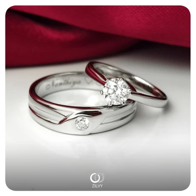 แหวนเพชร Rosette Solo