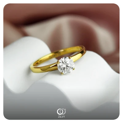 แหวนเพชร Luna Solo