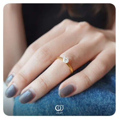 แหวนเพชร Luna Solo