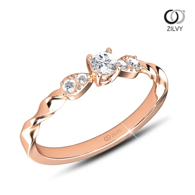 แหวนเพชร Delphine Twist