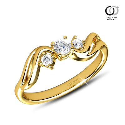 แหวนเพชร Elodie Trinity