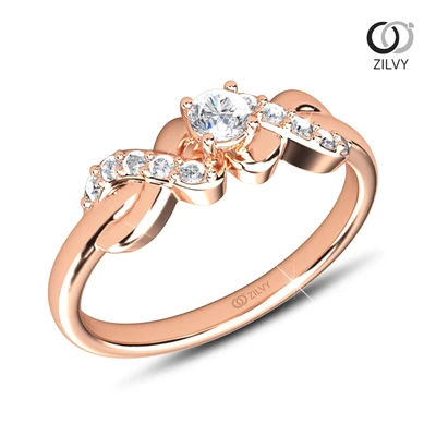 แหวนเพชร Mila Twist