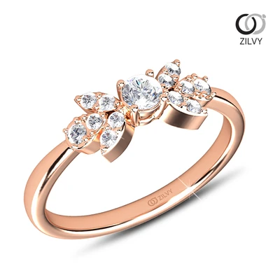 แหวนเพชร Faye Cluster