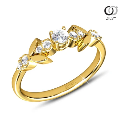 แหวนเพชร Fleur Band