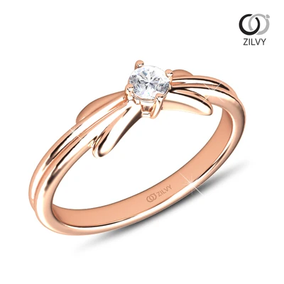 แหวนเพชร Freya Twist