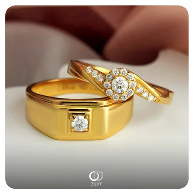 แหวนเพชร Grace Cluster