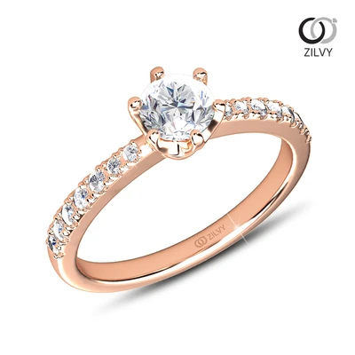 แหวนเพชร Giselle Pavé