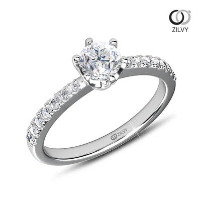 แหวนเพชร Giselle Pavé