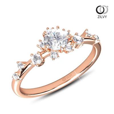 แหวนเพชร Delphine Cluster