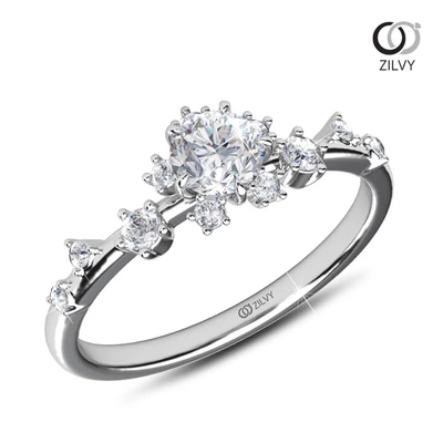 แหวนเพชร Delphine Cluster