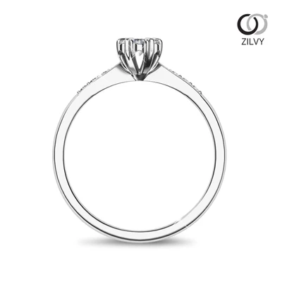 แหวนเพชร Jade Cluster