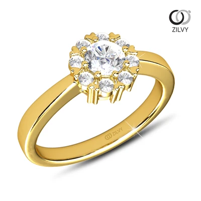 แหวนเพชร Evangeline Aura