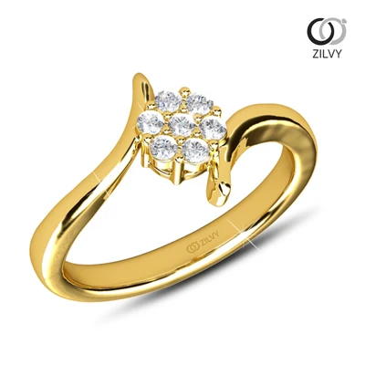 แหวนเพชร Lena Cluster