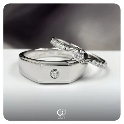 แหวนเพชร Astrid Duo