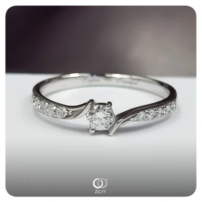 แหวนเพชร Astrid Duo