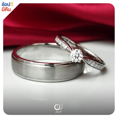 แหวนเพชร Calla Duo