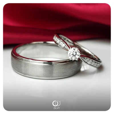 แหวนเพชร Calla Duo